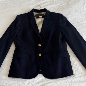 J.Crew Navy schoolboy Blazer Gold Buttons Size 6 | Classic Preppy Work Office